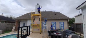 Hall Siding repair and paint